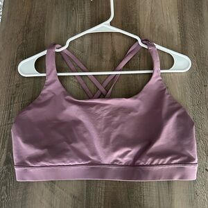 🦄NWOT Lululemon Longline Energy Bra Sz 14 *lavender luxe*